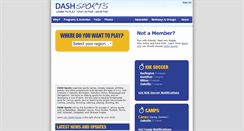 Desktop Screenshot of dashsports.ca